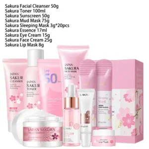 Soin visage Sakura | 9 pièces