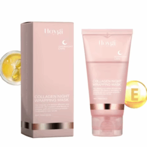 Collagen Overnight Wrapping Peel off Facial Mask, Korean Collagen Night Wrapping Mask Deeply Hydrates Night Care Mask Cream 75Ml